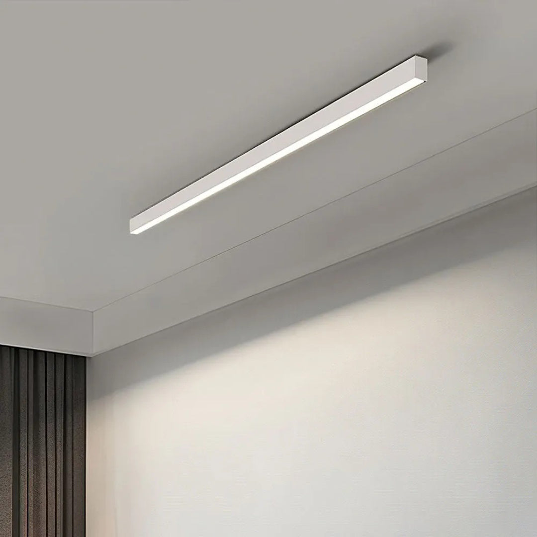 Minimalistische Lineaire Metalen Plafondlamp