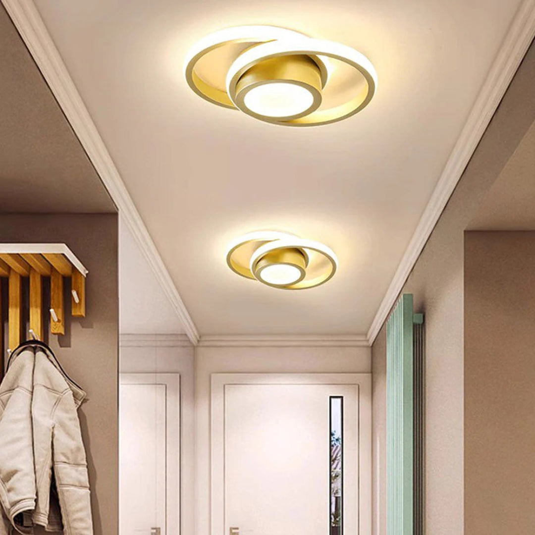 Hedendaagse Dubbele Ring Plafondlamp