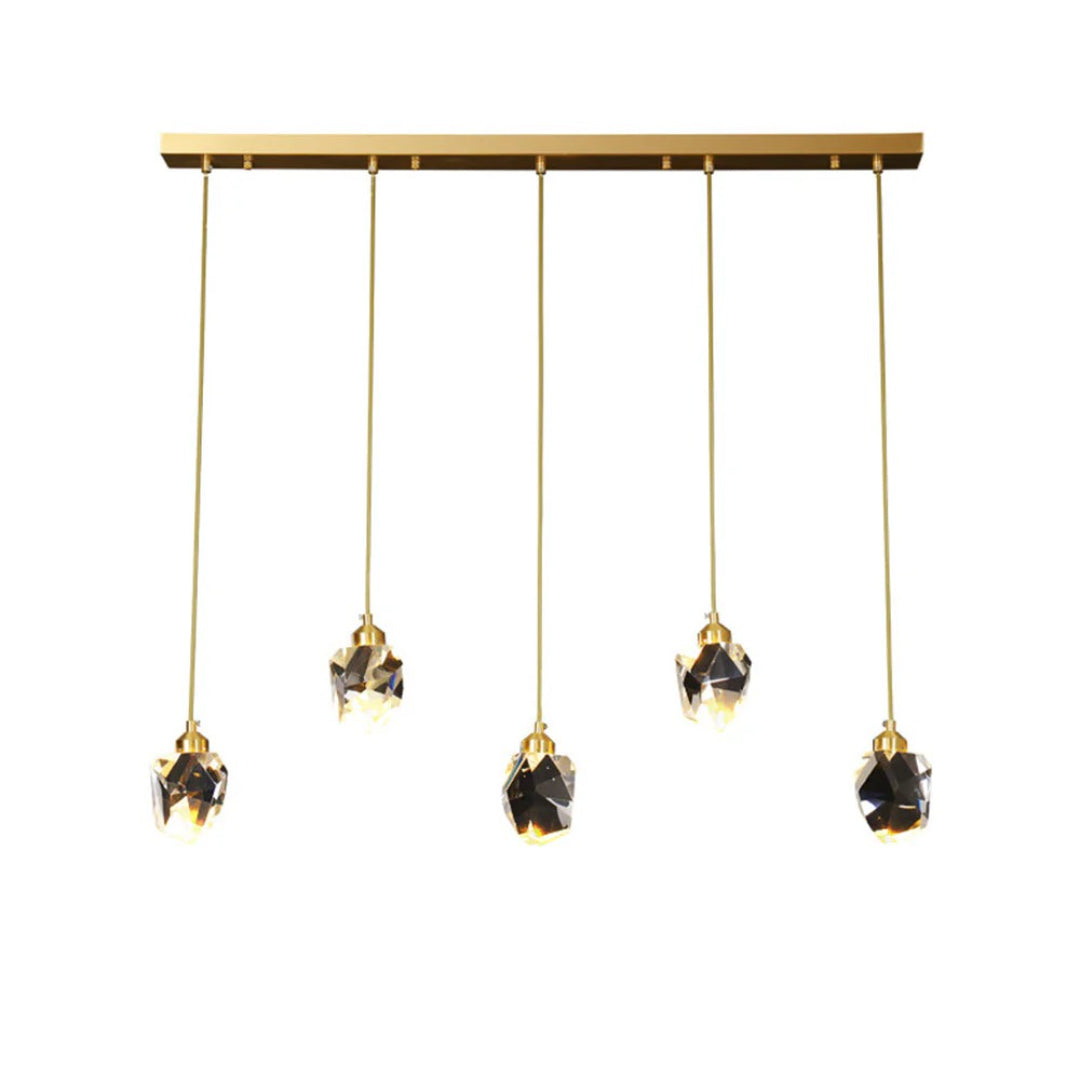Kristallen Messing Hanglamp