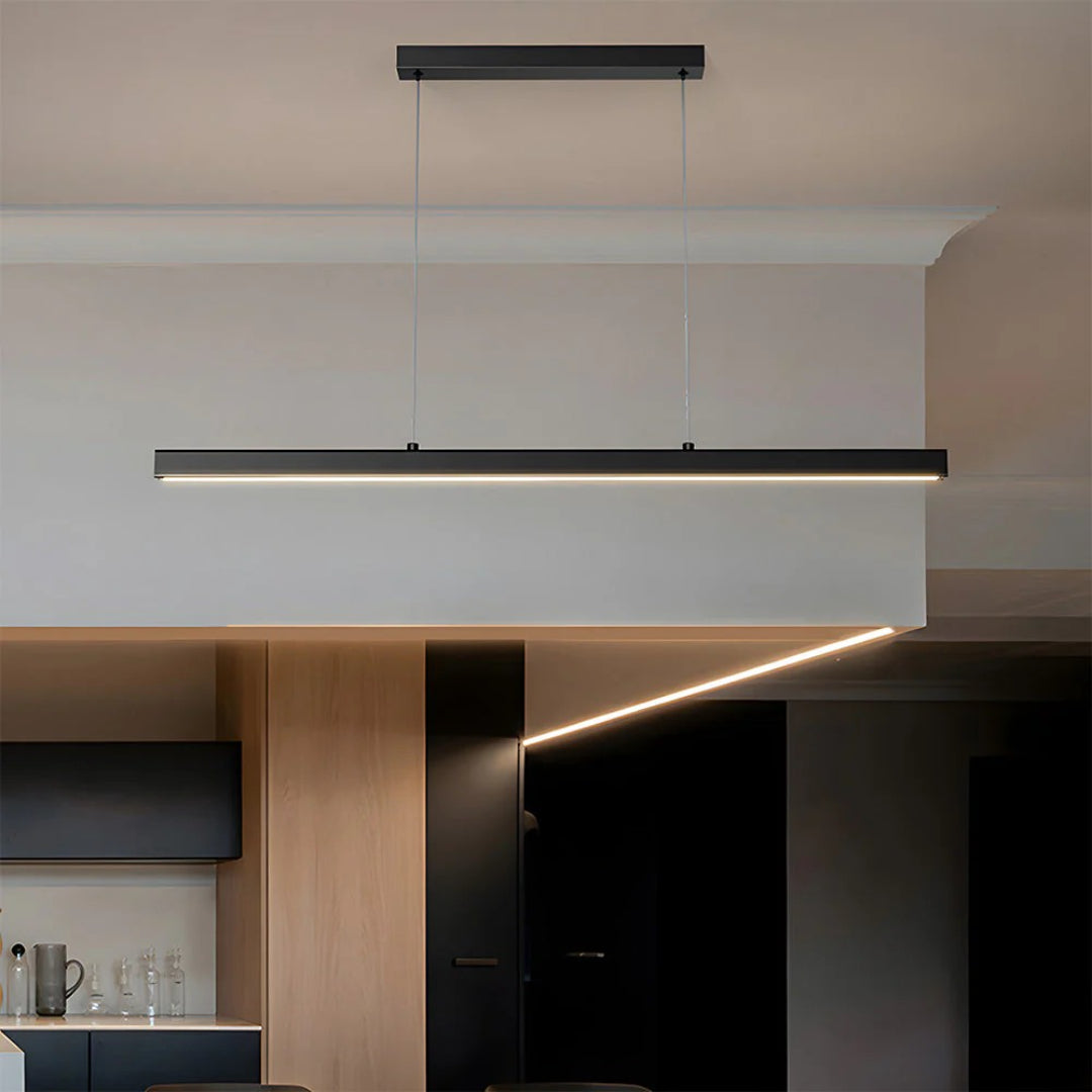 Lineaire LED metalen hanglamp