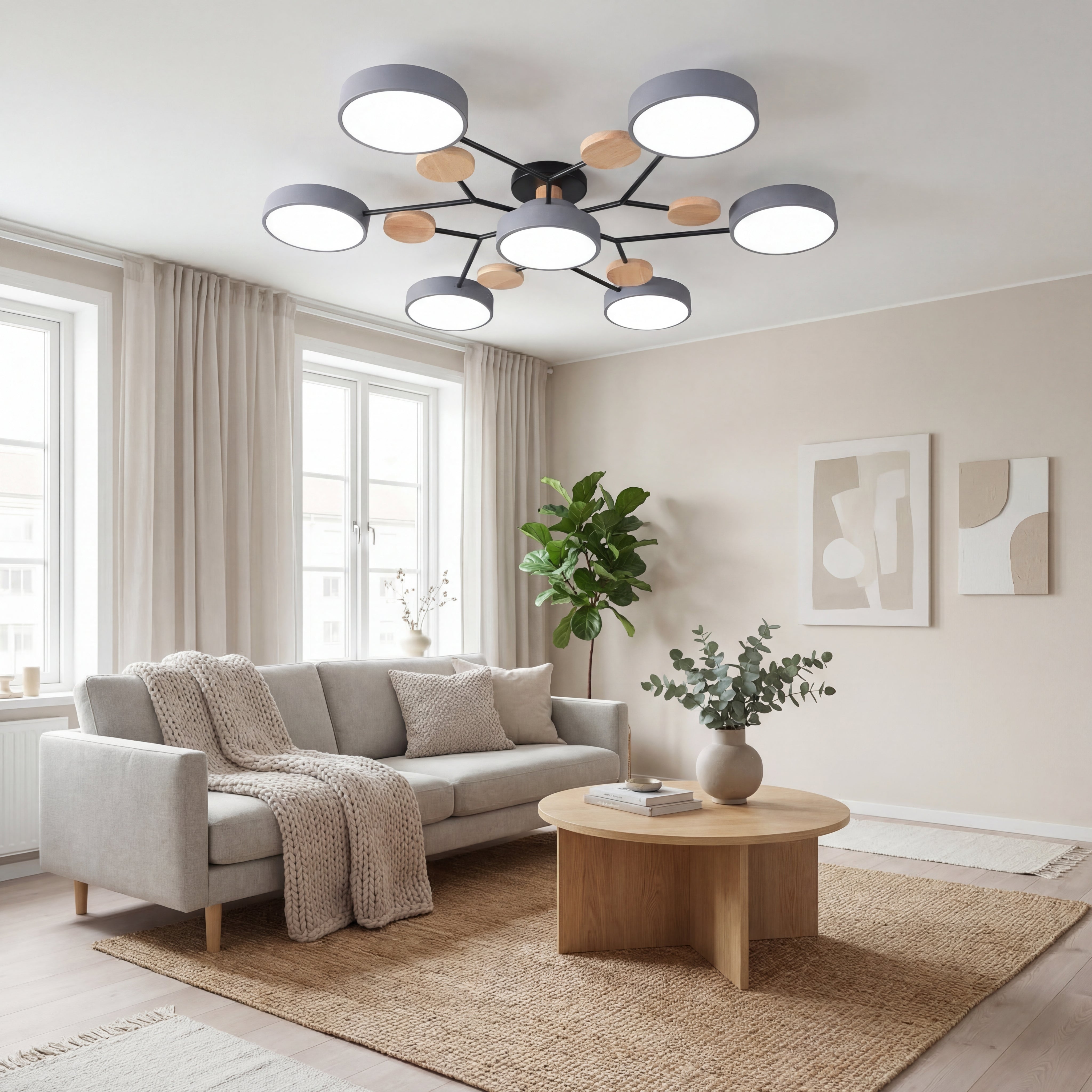 Moderne IJzeren LED Plafondlamp