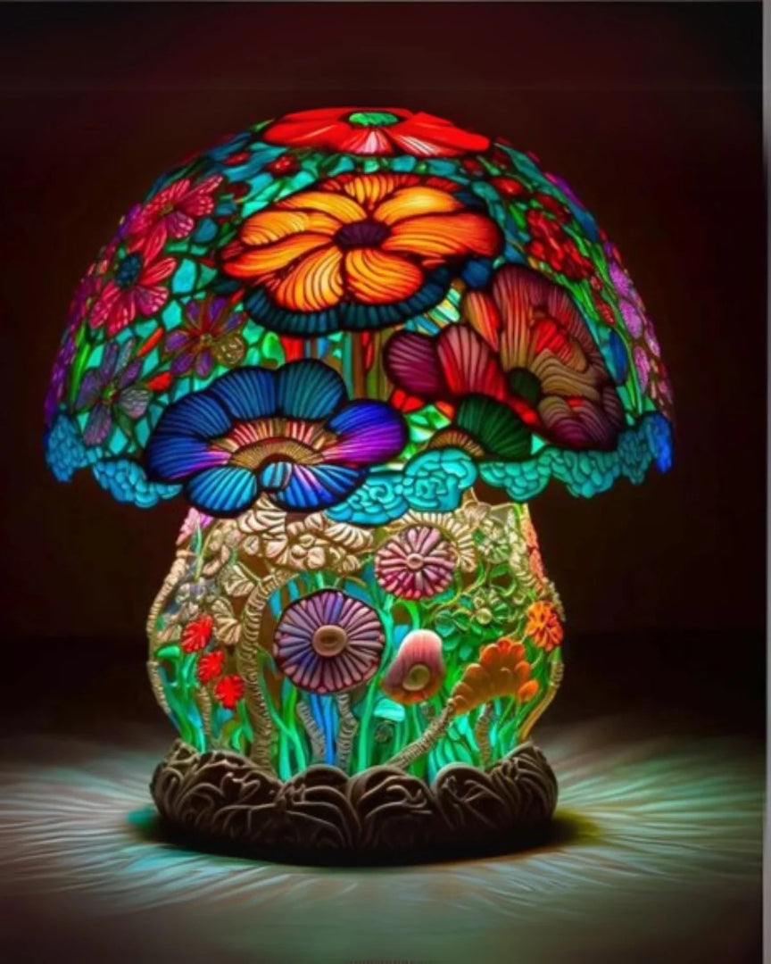 Bohemian hars tafellamp