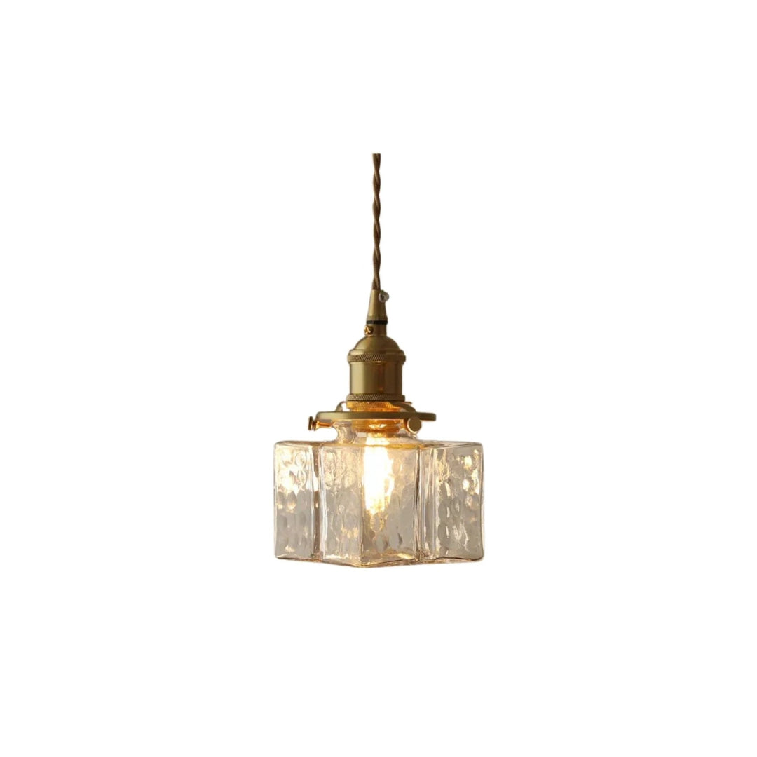 Vintage Glazen Hanglamp