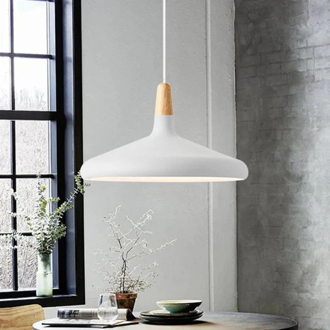 Scandinavische Houten Hanglamp