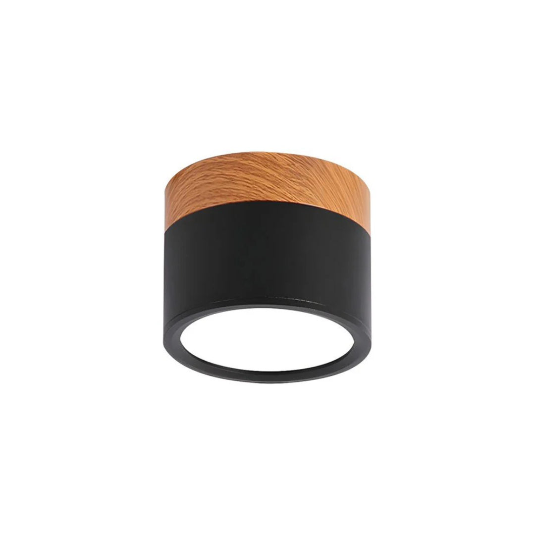 Nordische houten plafondlamp