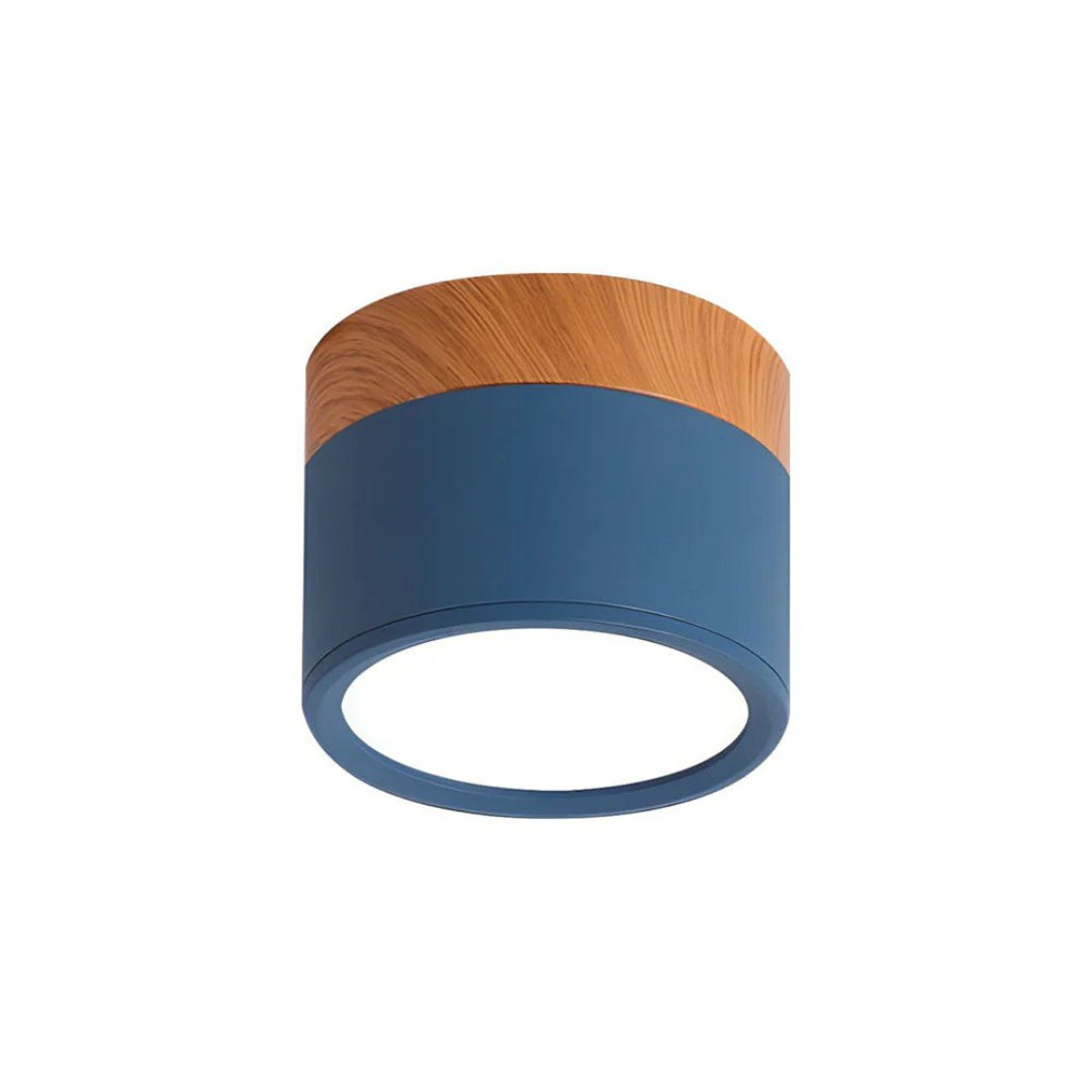 Nordische houten plafondlamp