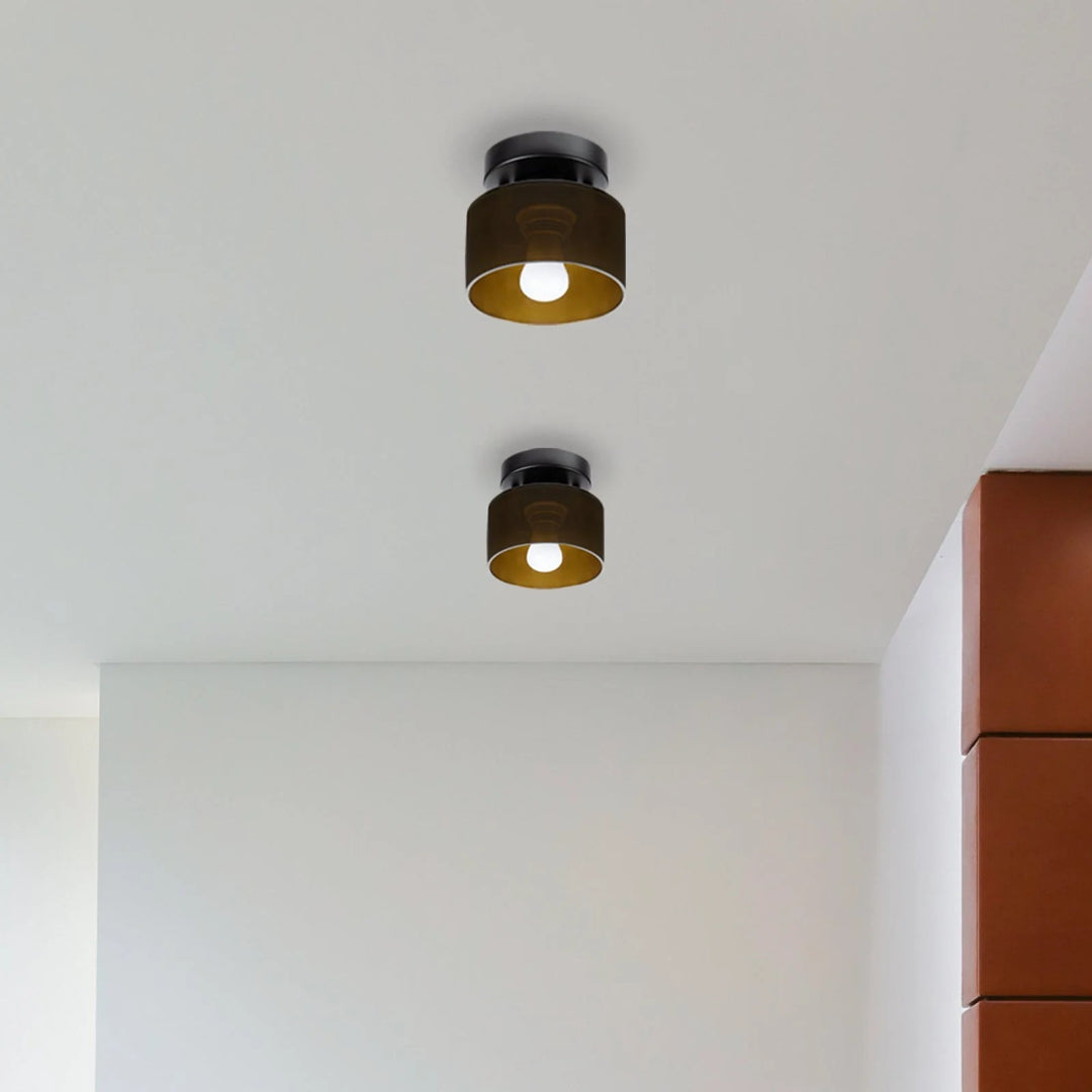 Vintage Stoffen Plafondlamp