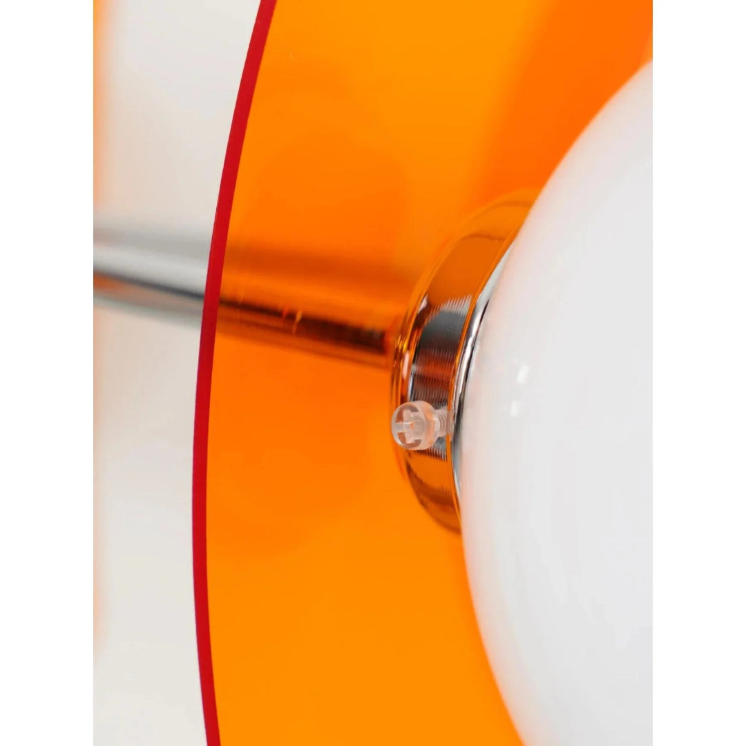 Mid-Century Glazen Hanglamp