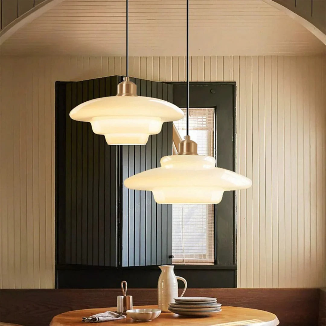 Moderne Ronde Glazen Hanglamp