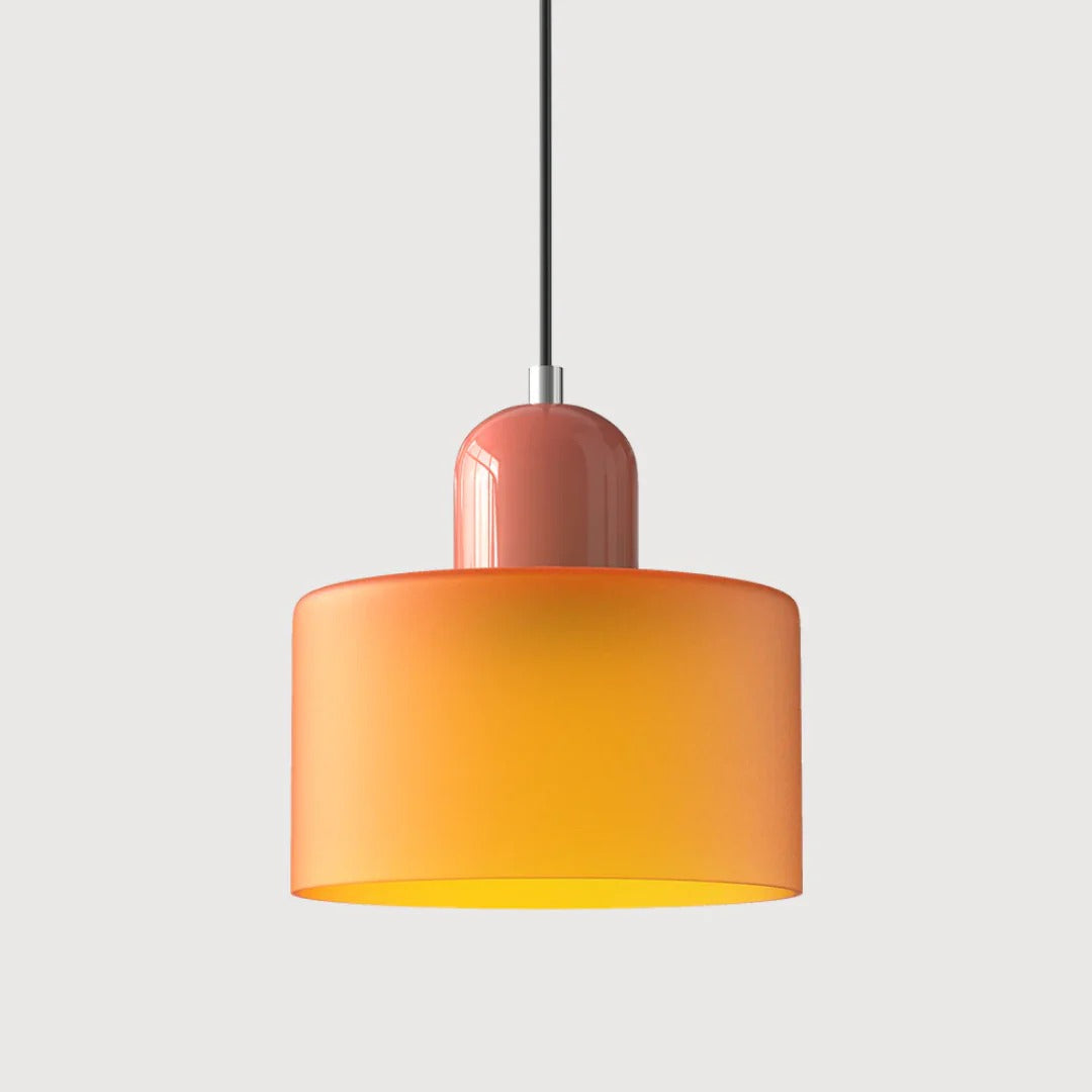 Nordische metalen retro hanglamp