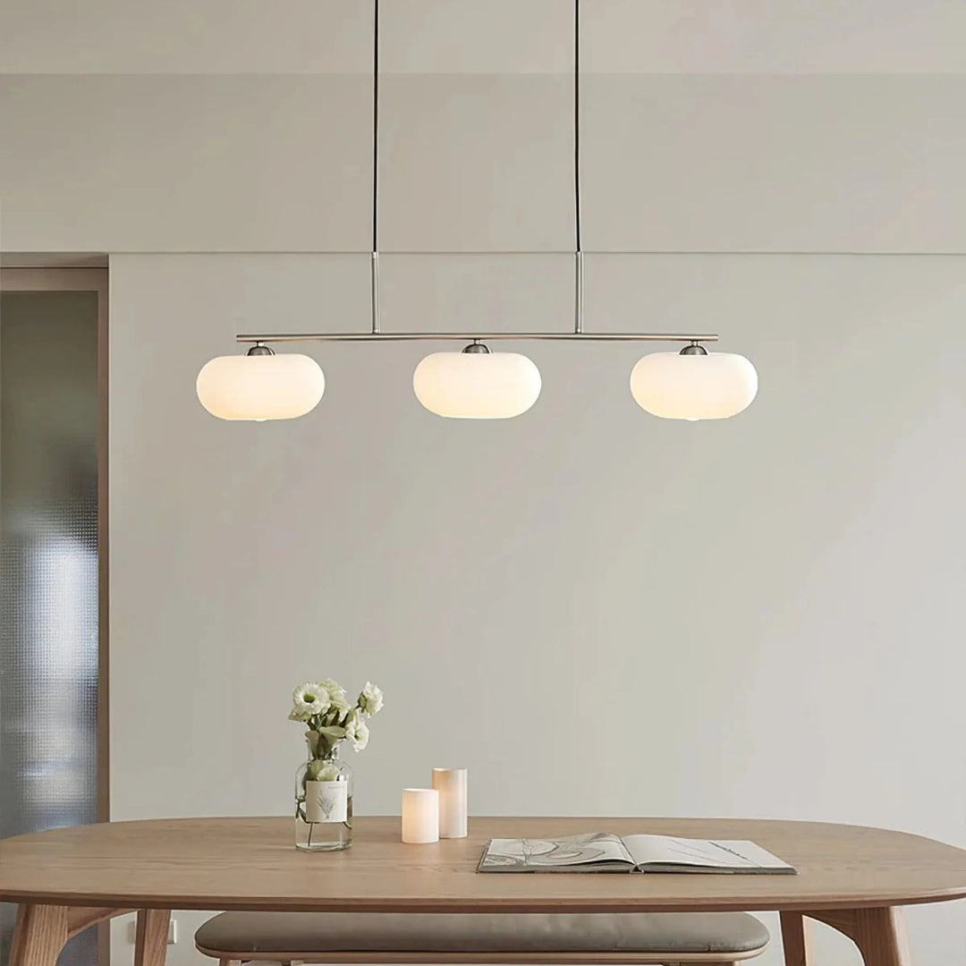 Lineaire Glazen Drievoudige Hanglamp