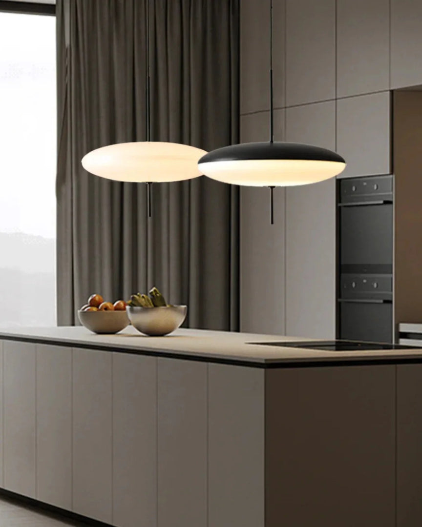 Minimalistische glazen hanglamp