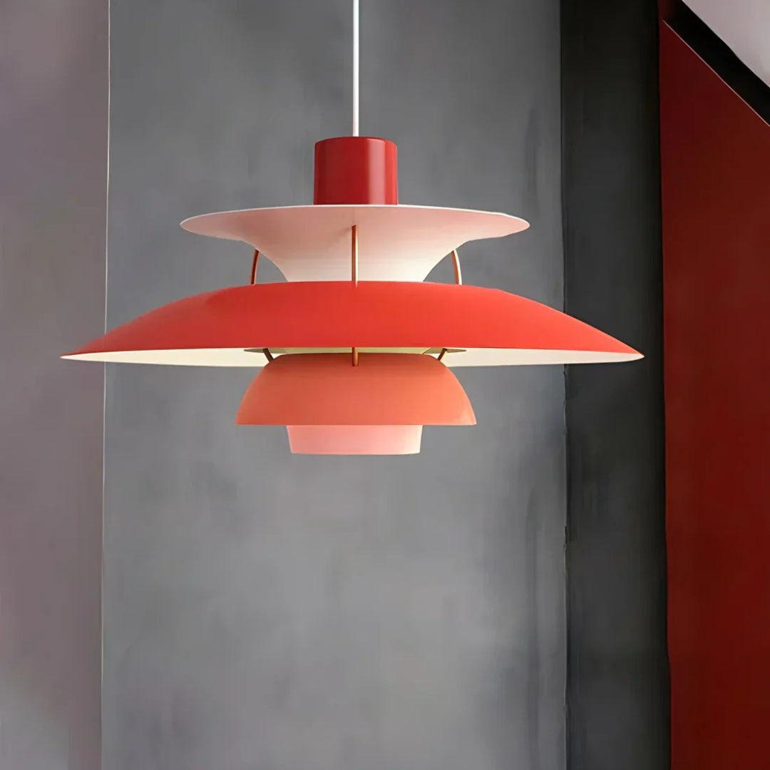 Hedendaagse Gelaagde Metalen Hanglamp