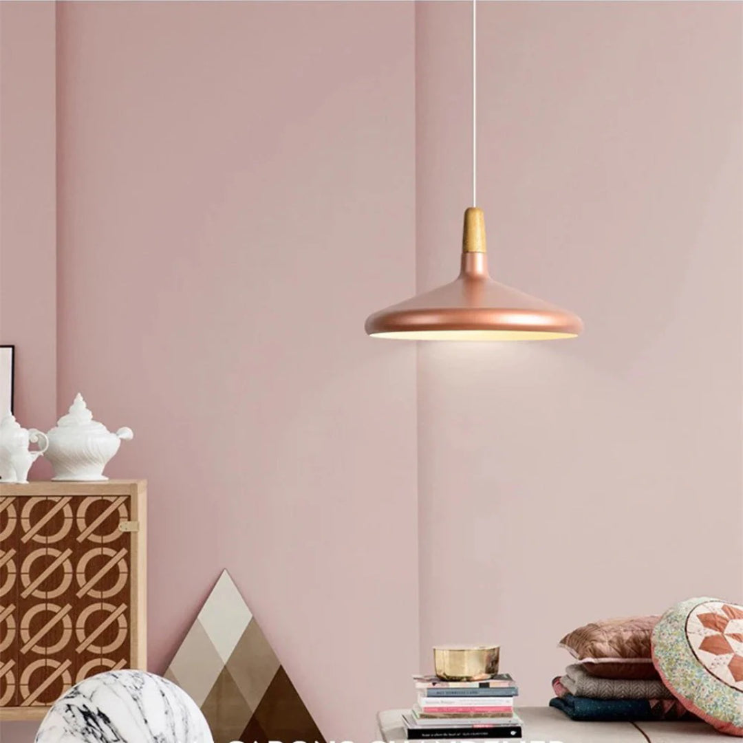 Scandinavische Houten Hanglamp