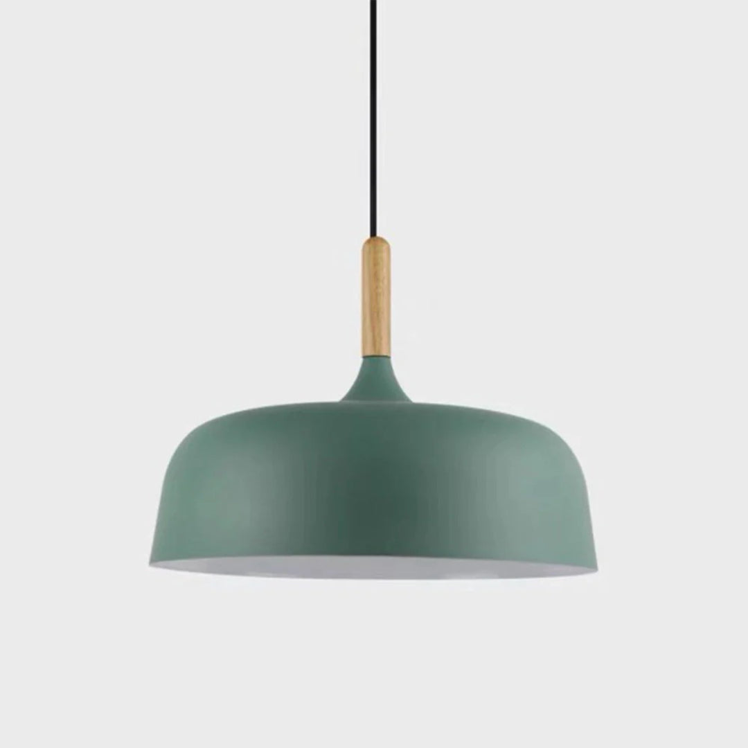 Japandi Houten Metalen Hanglamp