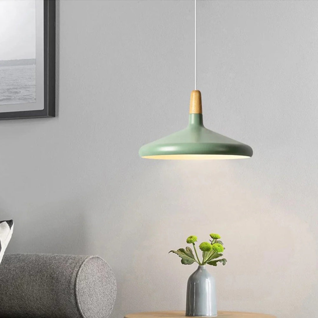 Scandinavische Houten Hanglamp