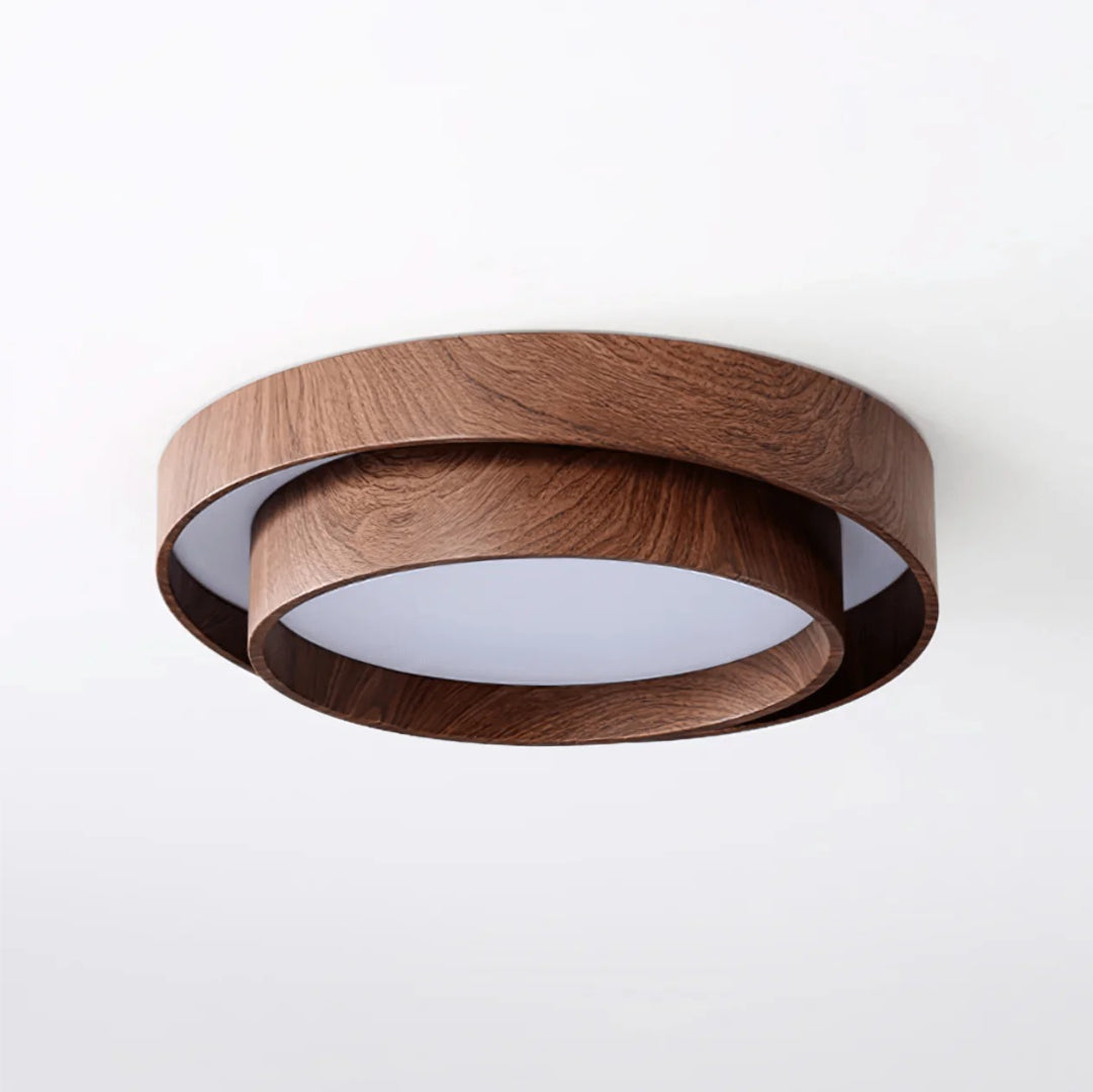 Japandi Houten Plafondlamp
