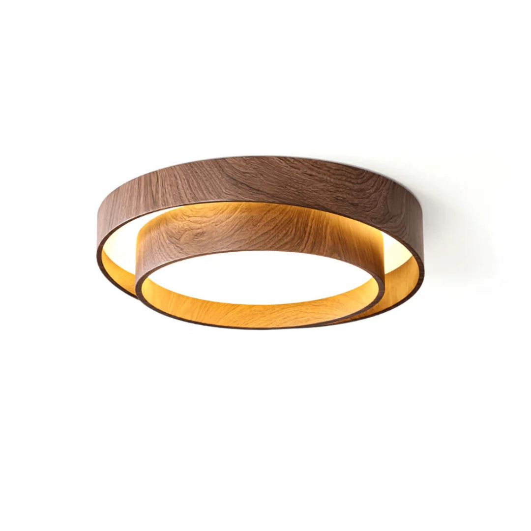 Japandi Houten Plafondlamp