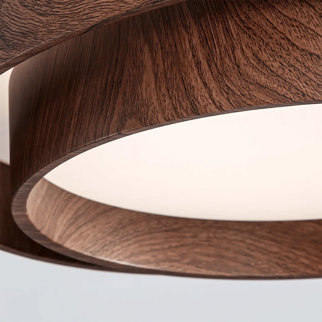 Japandi Houten Plafondlamp