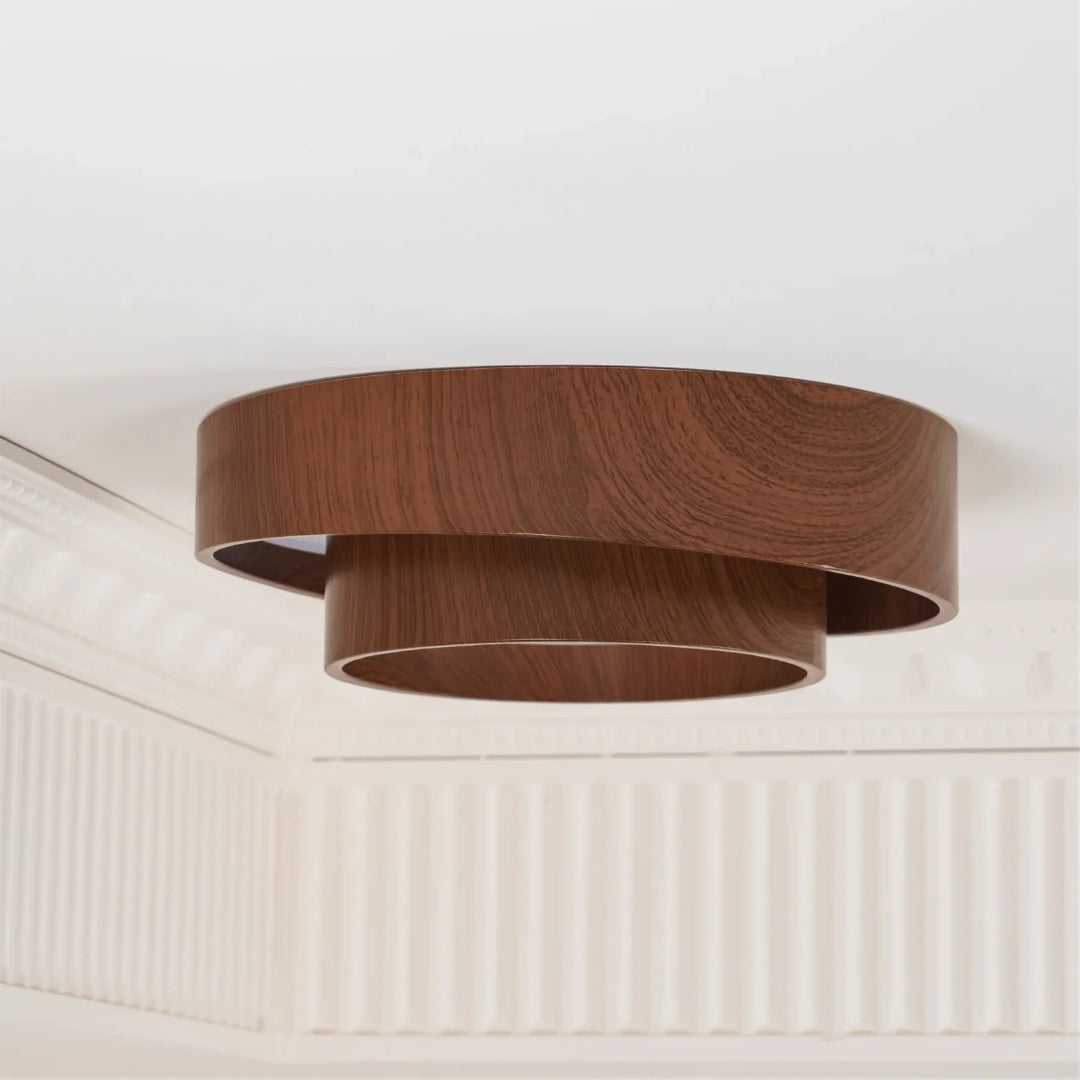 Japandi Houten Plafondlamp
