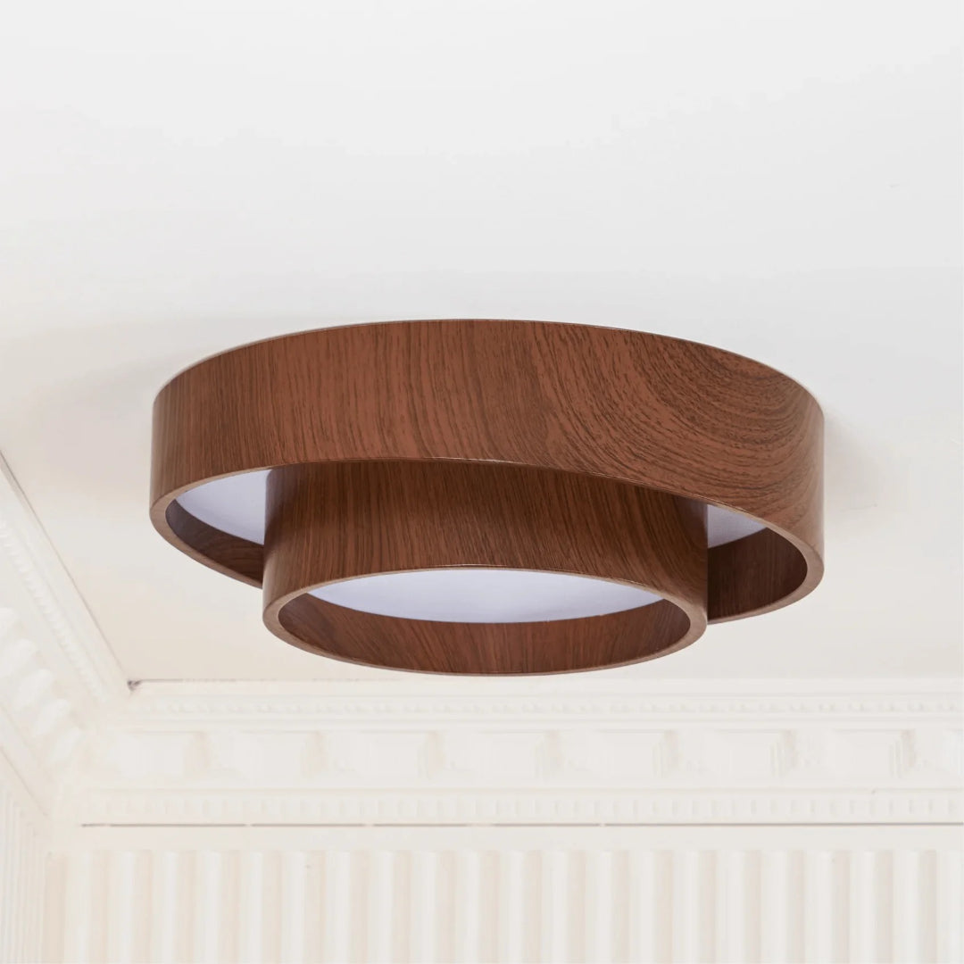 Japandi Houten Plafondlamp