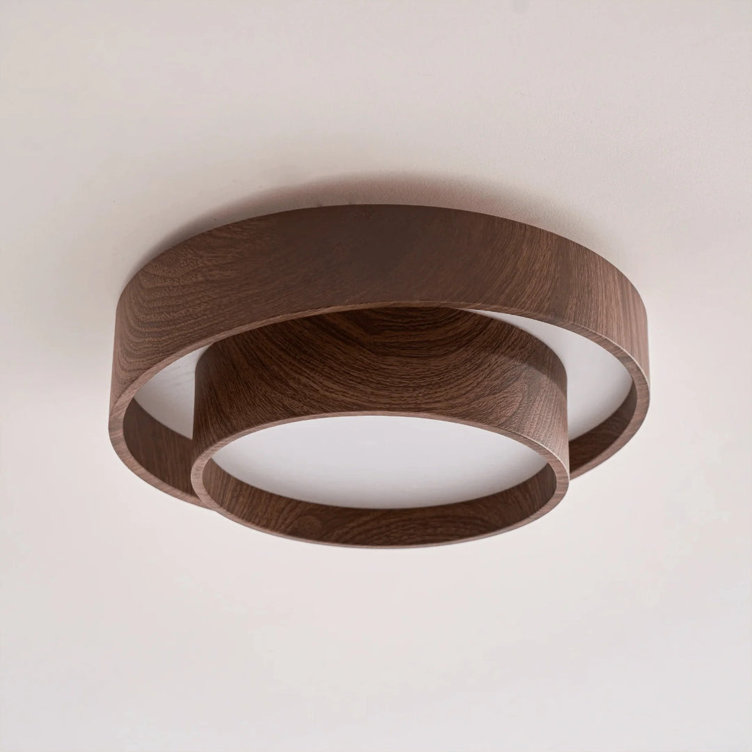 Japandi Houten Plafondlamp