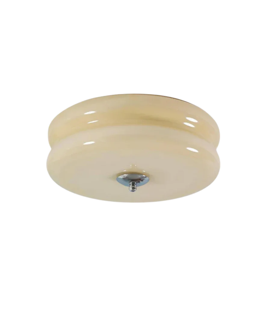 Vintage glazen plafondlamp