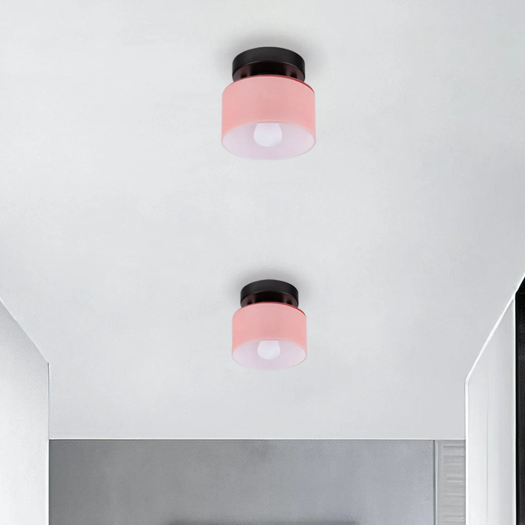 Vintage Stoffen Plafondlamp