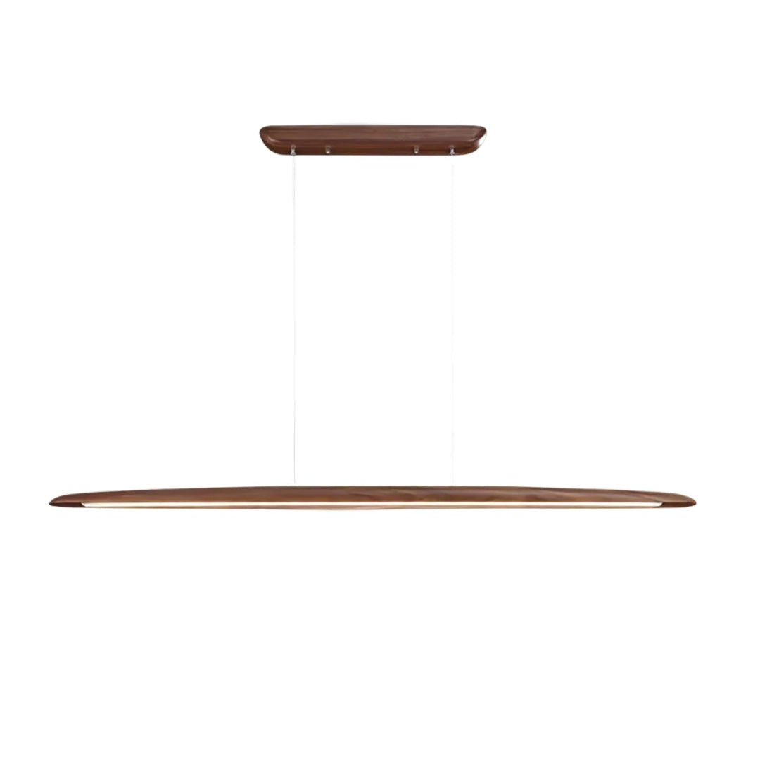 Japandi Houten Lineaire Hanglamp