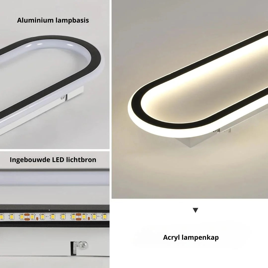 Moderne Ovale LED Plafondlamp