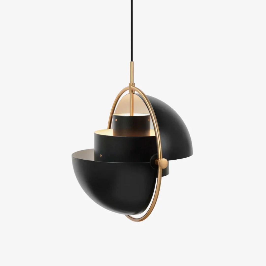 Deense Messing Koepel Hanglamp