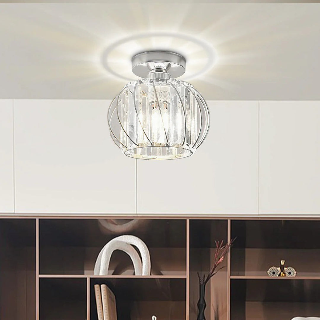 Vintage Kristallen Plafondlamp