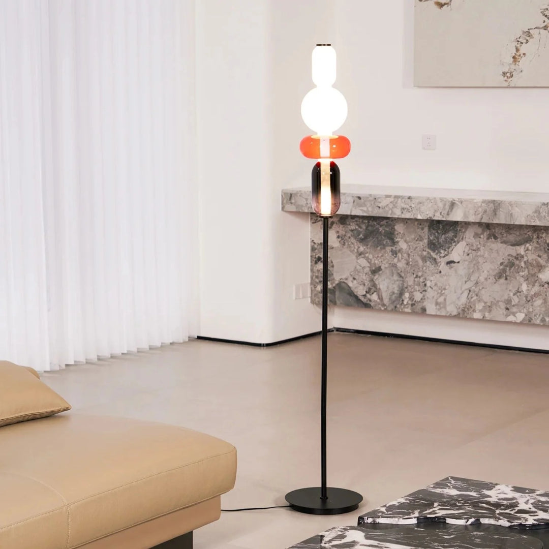 Moderne Glazen Vloerlamp