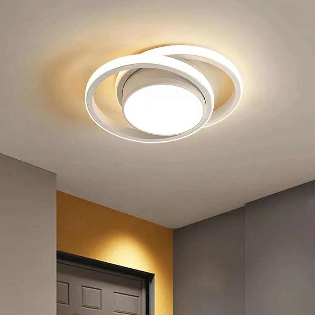 Hedendaagse Dubbele Ring Plafondlamp