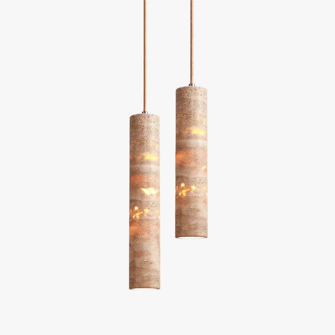 Cilinder Natuurstenen Hanglamp