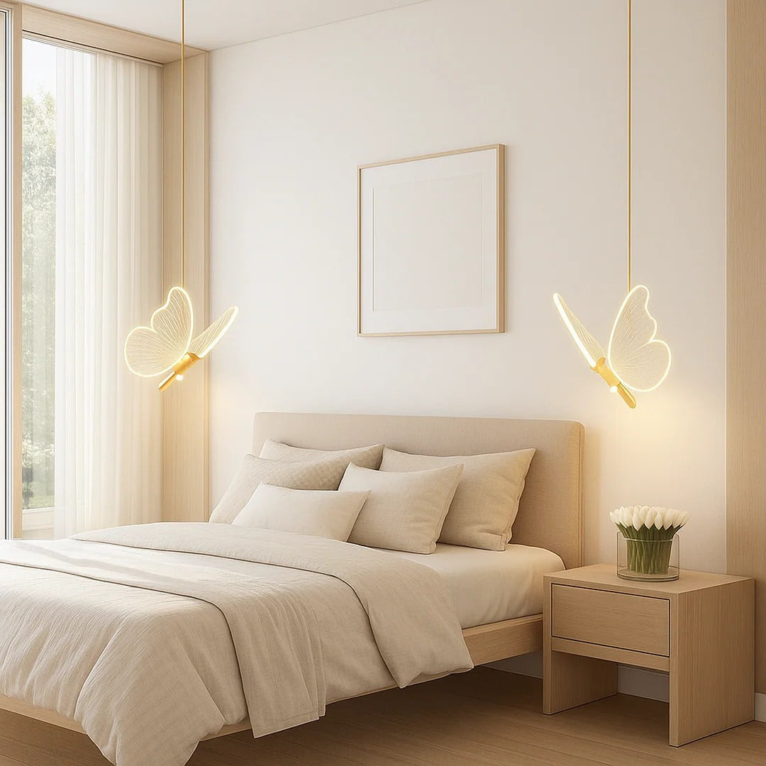 Acryl vlindervormige hanglamp