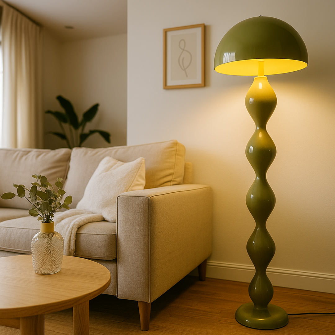 Scandinavische Gebogen Slimme Vloerlamp