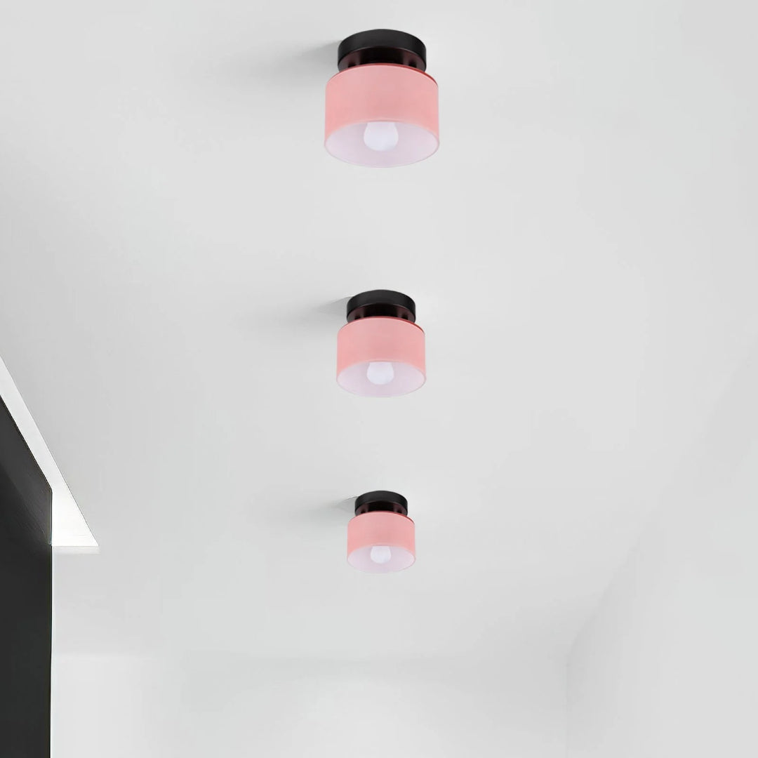Vintage Stoffen Plafondlamp