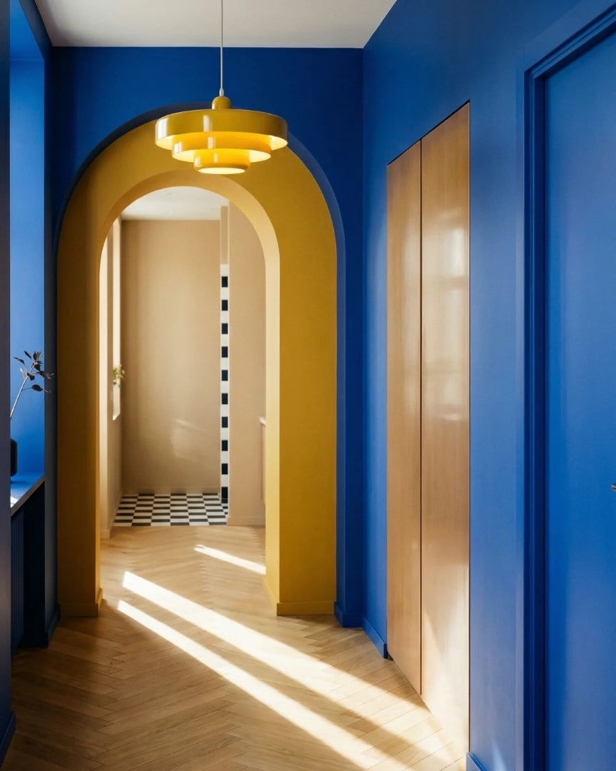 Retro metalen hanglamp