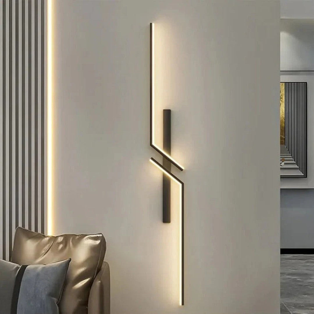 Eigentijdse Lineaire LED Wandlamp
