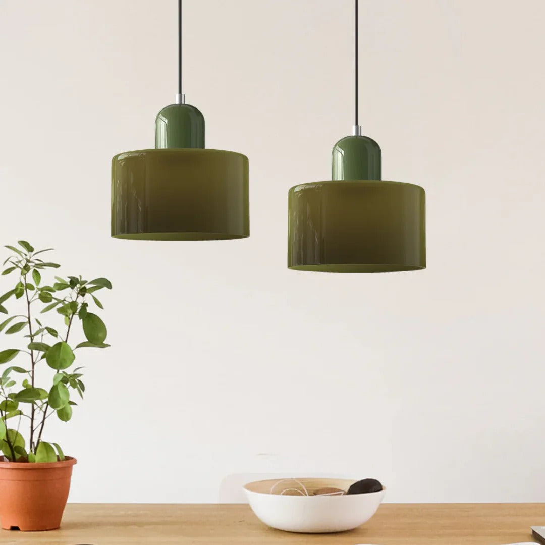 Nordische metalen retro hanglamp
