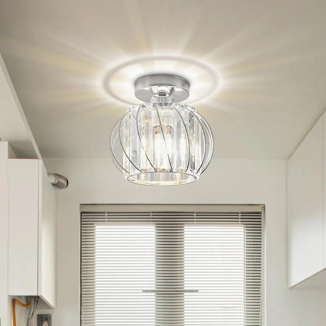 Vintage Kristallen Plafondlamp