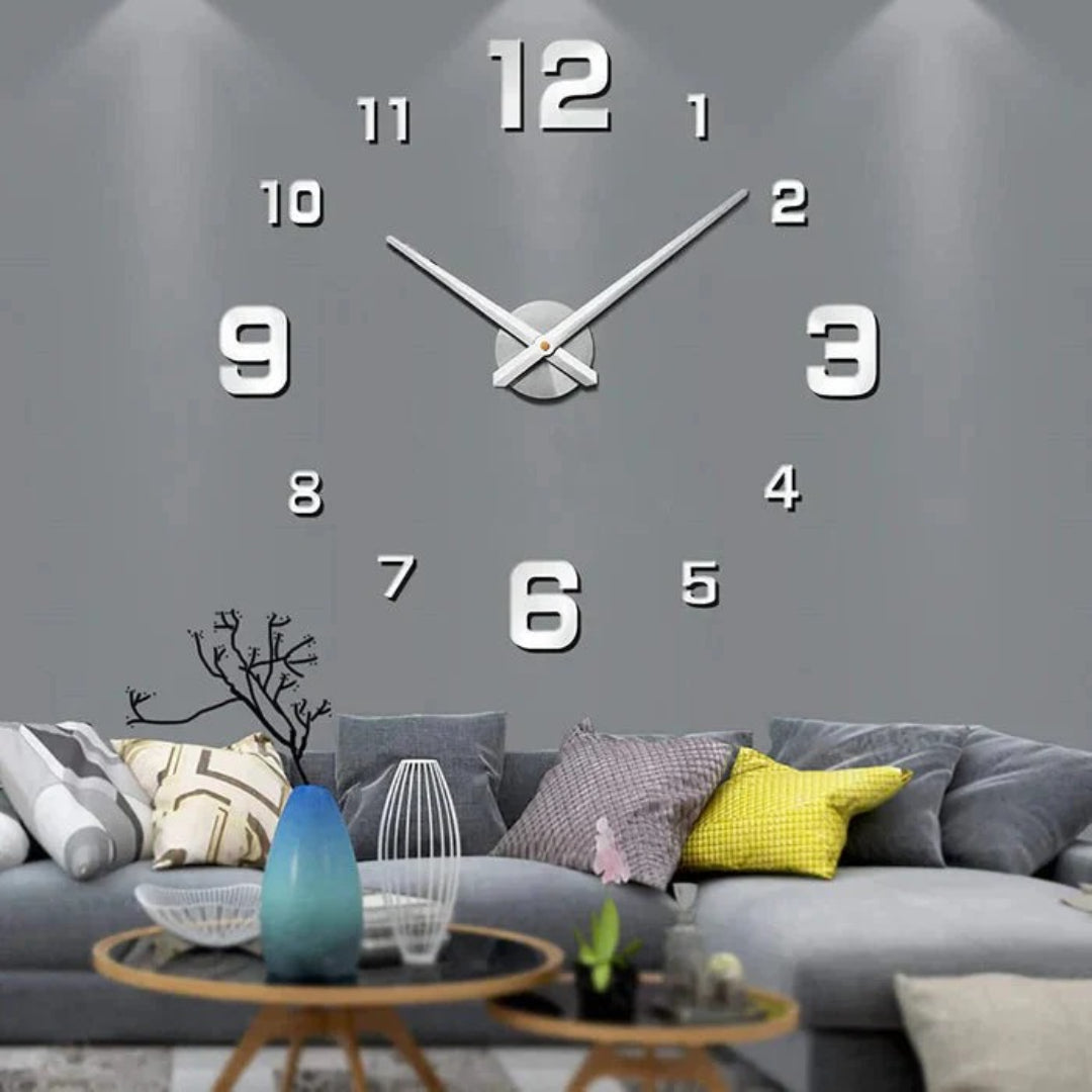 Moderne acryl wandklok