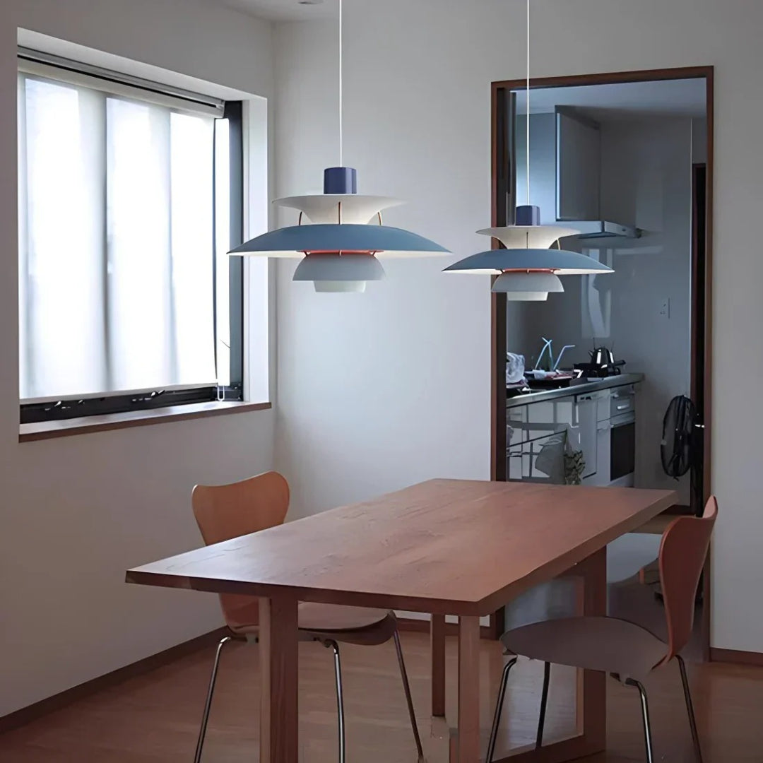 Hedendaagse Gelaagde Metalen Hanglamp