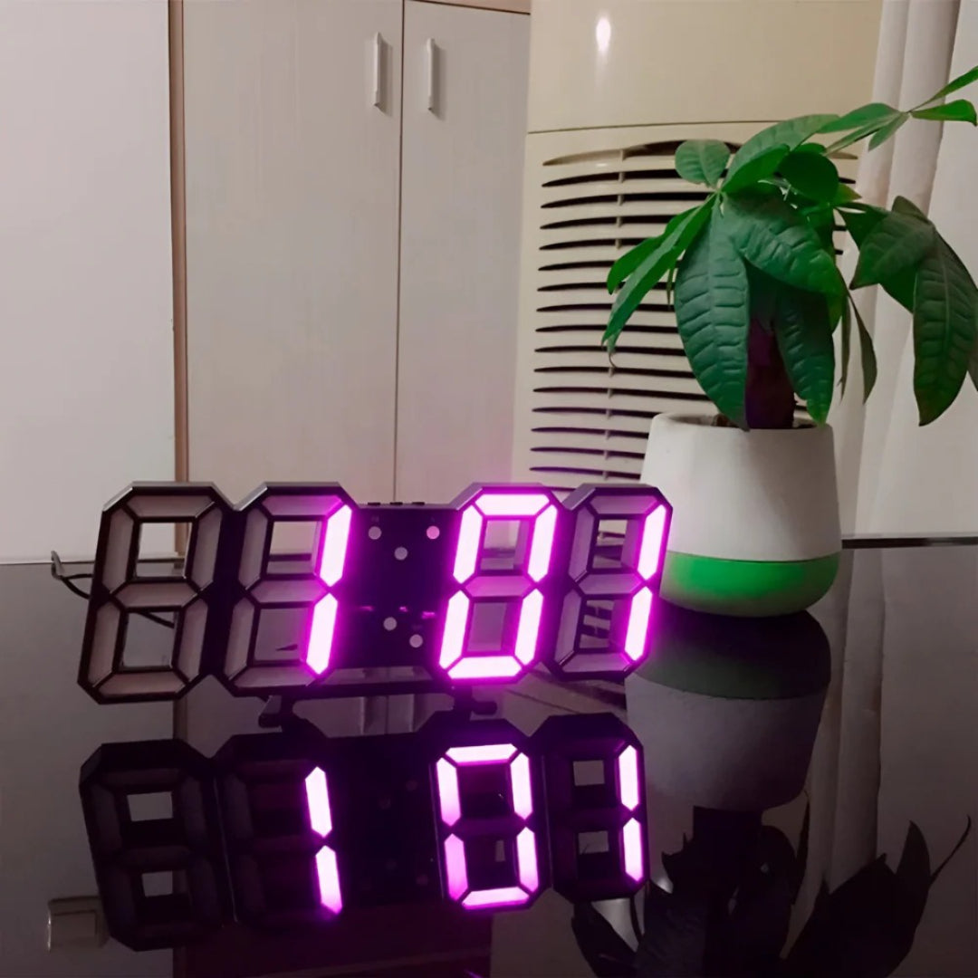 Moderne LED digitale wandklok