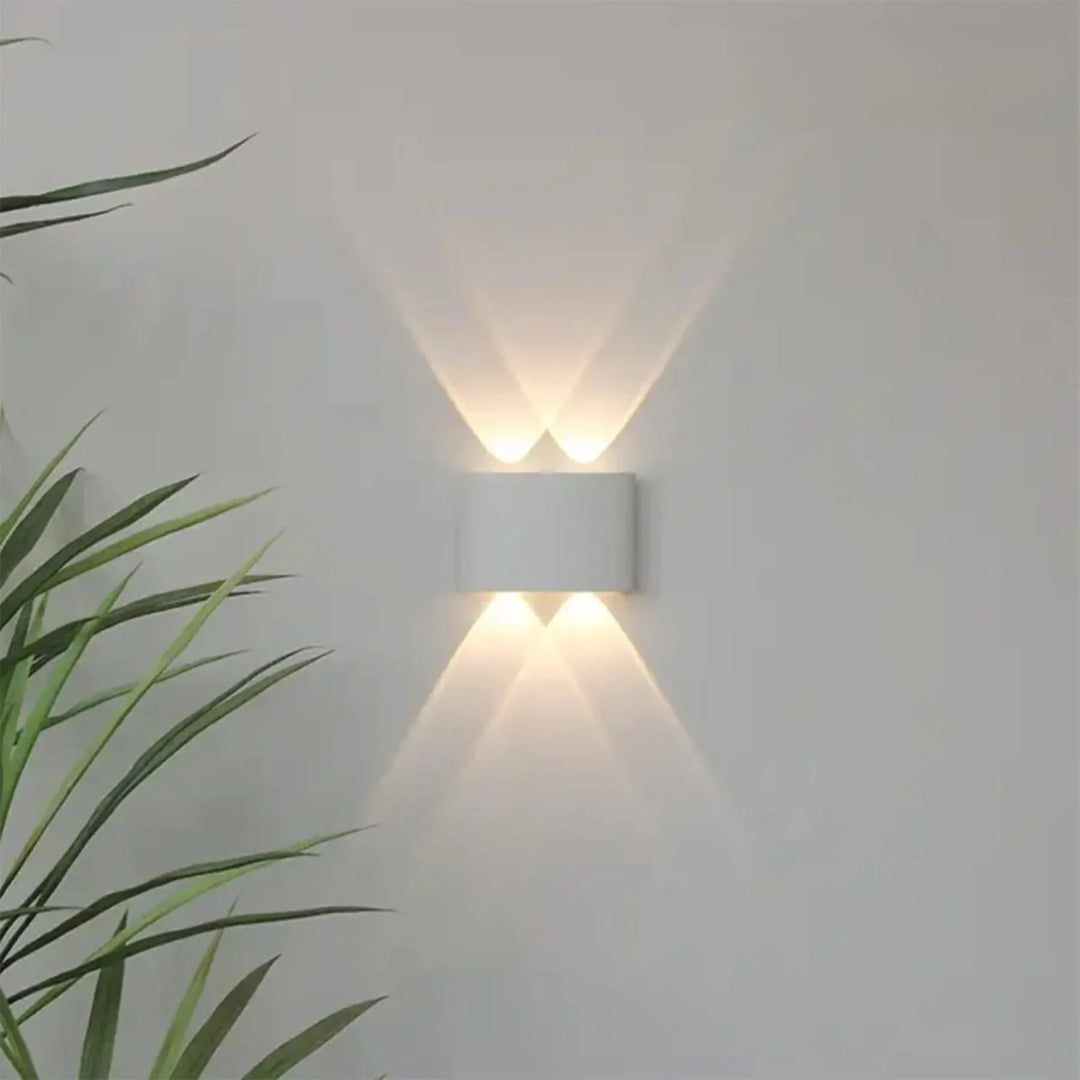 Minimalistische Metalen Wandlamp