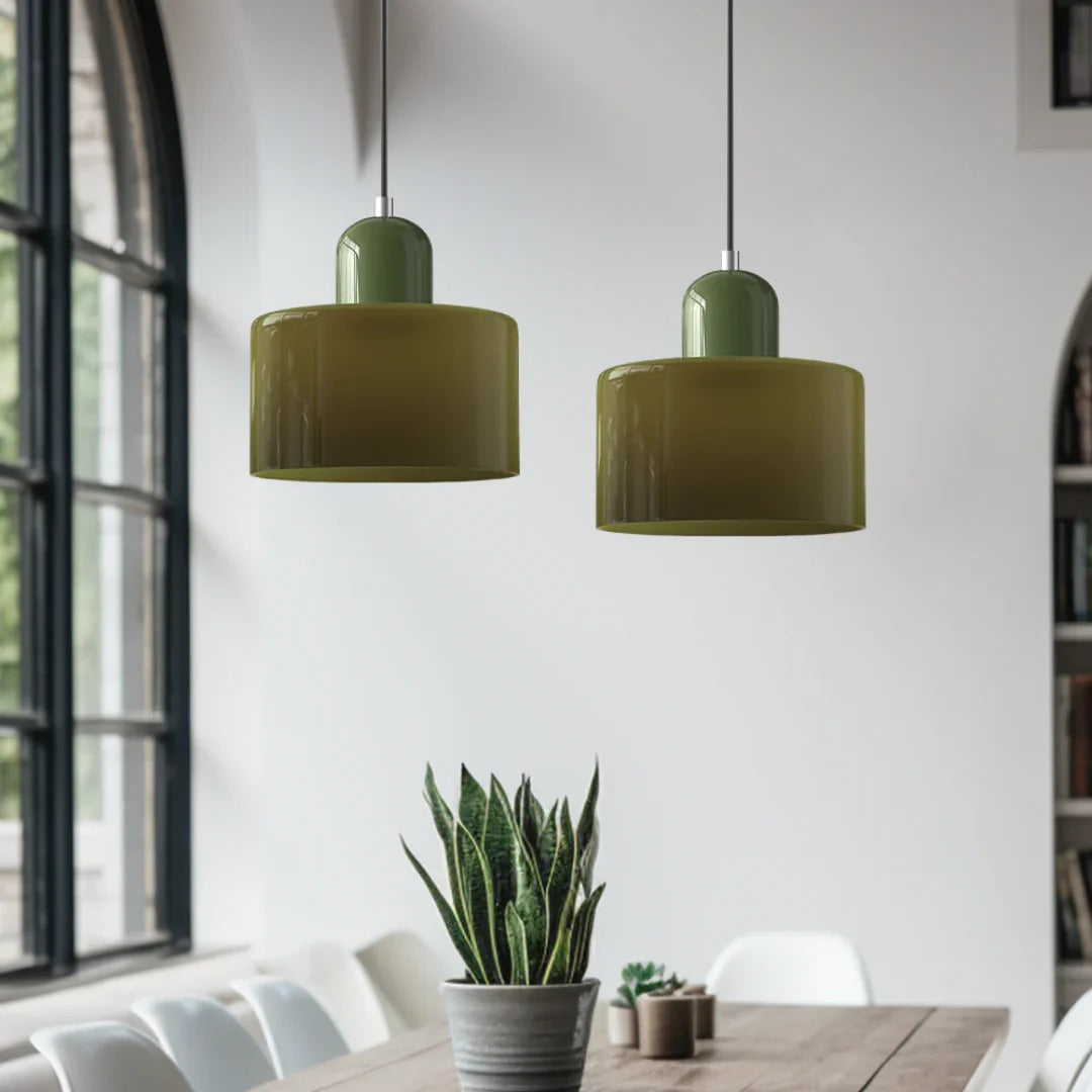 Nordische metalen retro hanglamp