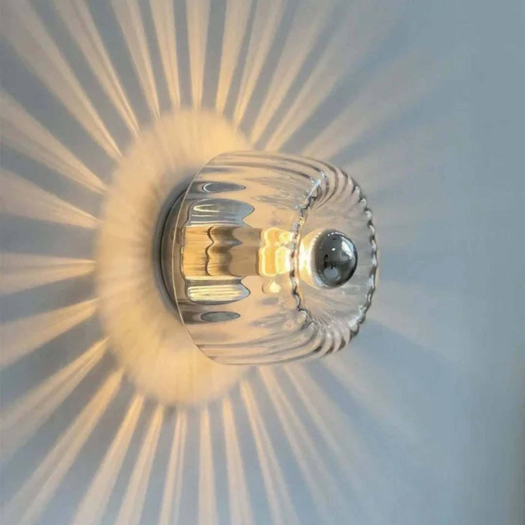 Bauhaus Glazen Wandlamp
