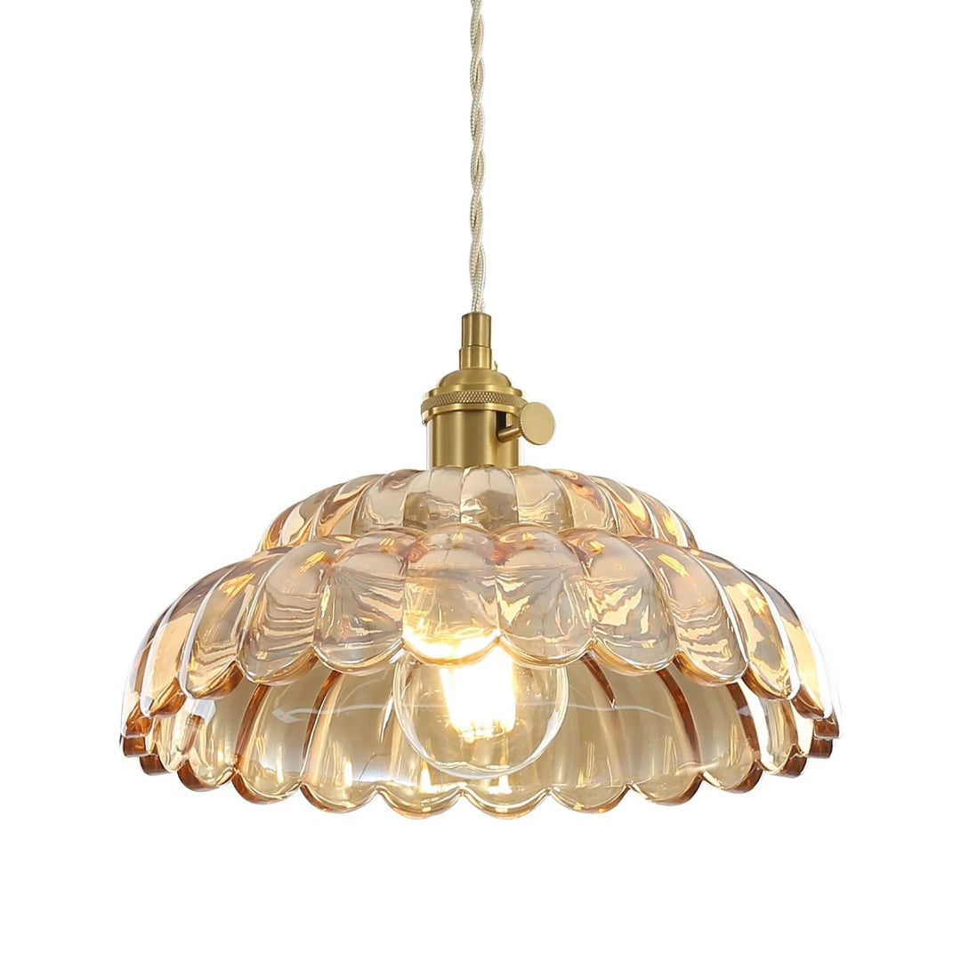 Bloemen Glazen Hanglamp