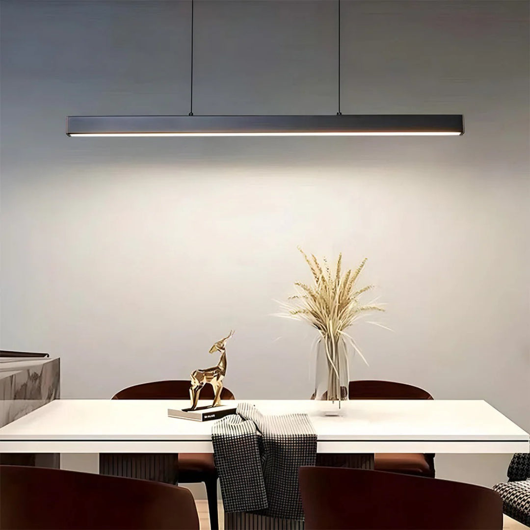 Lineaire LED metalen hanglamp